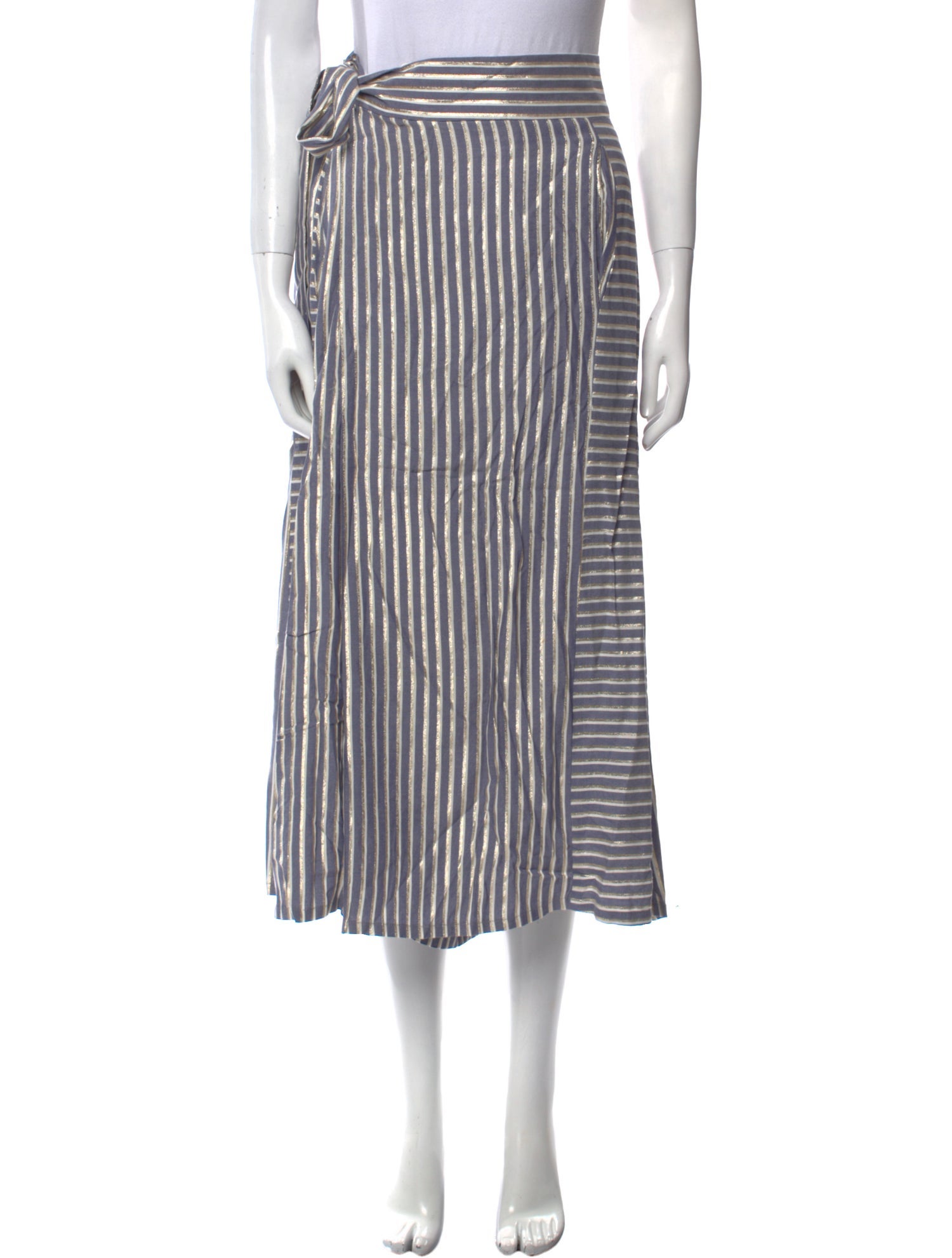 Eva Franco Striped Wide Leg Pants