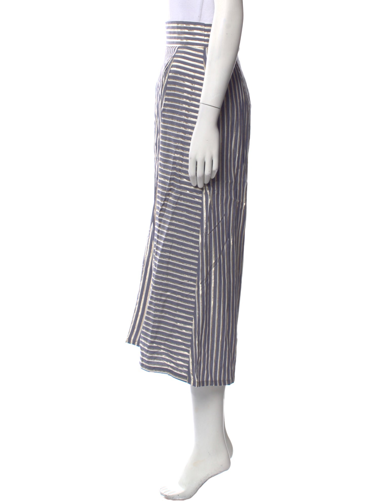 Eva Franco Striped Wide Leg Pants