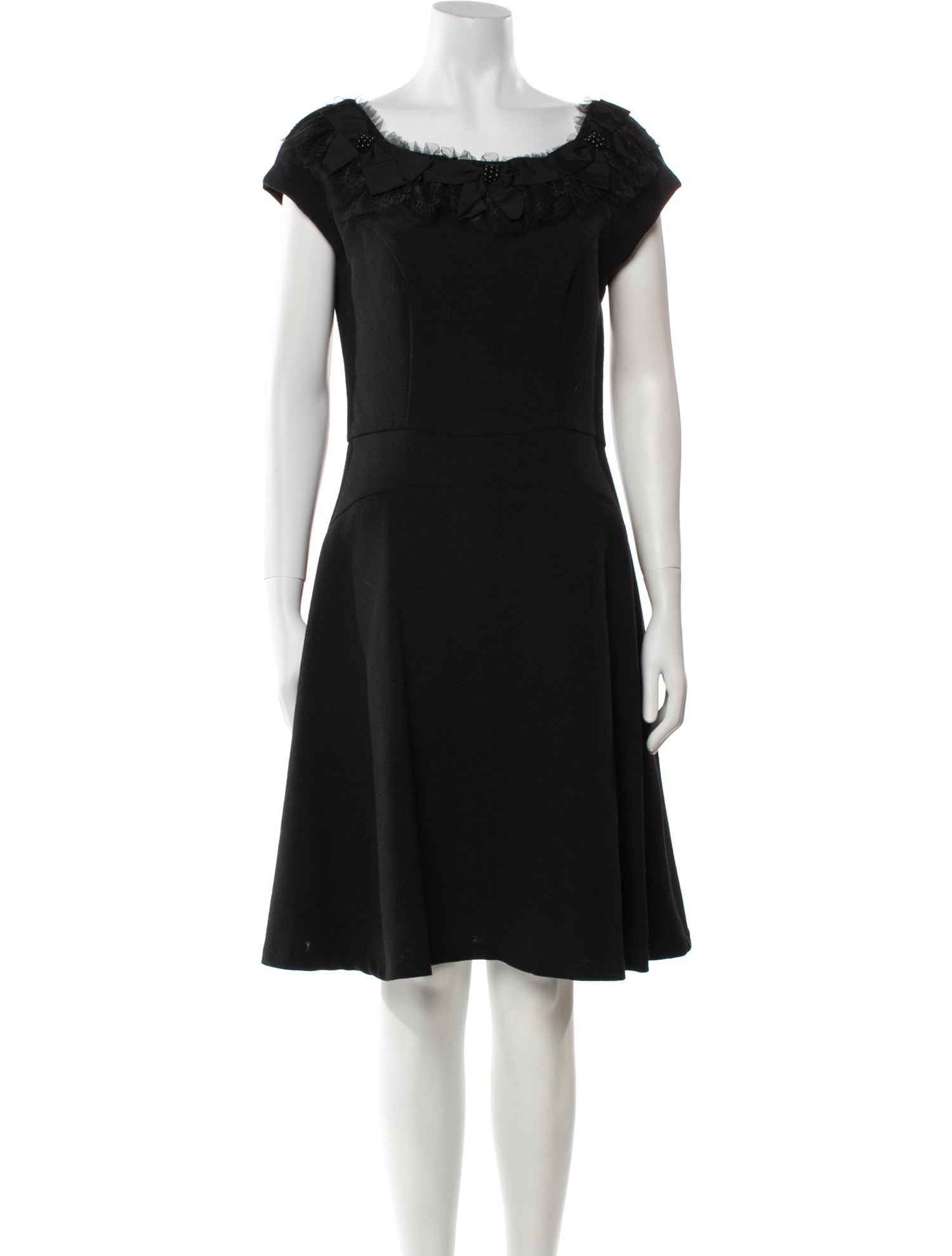 Eva Franco Wool Knee-Length Dress