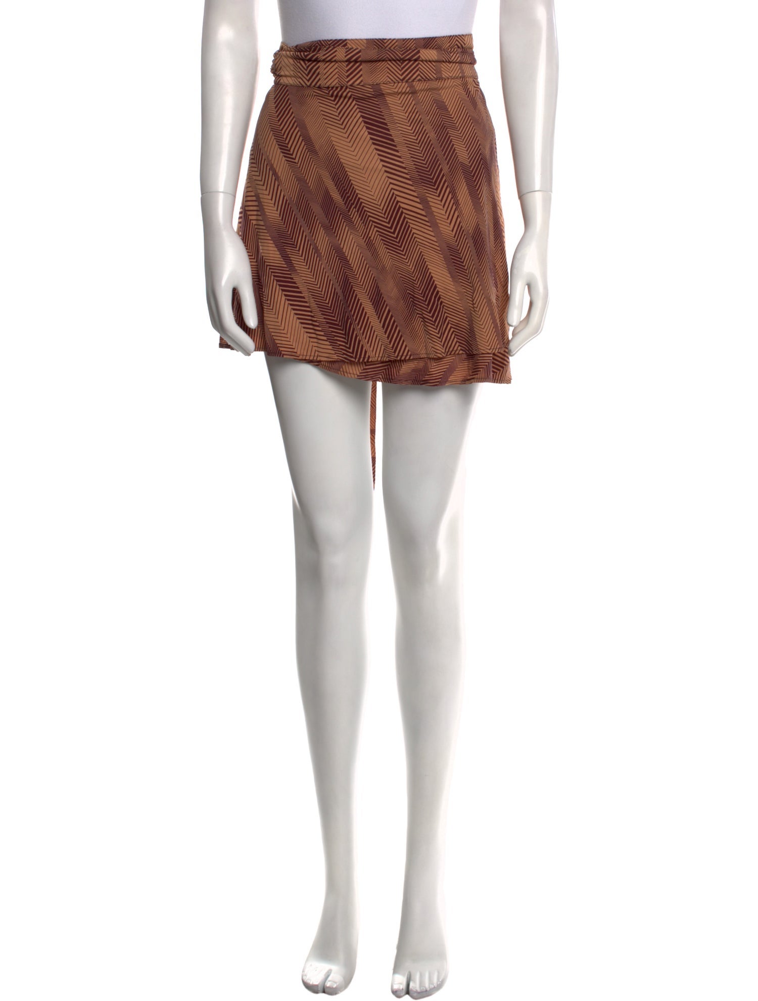 Eva Franco Printed Mini Skirt