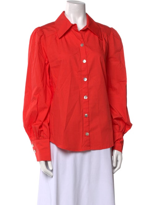 Eva Franco Long Sleeve Button-Up Top