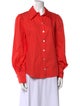 Eva Franco Long Sleeve Button-Up Top