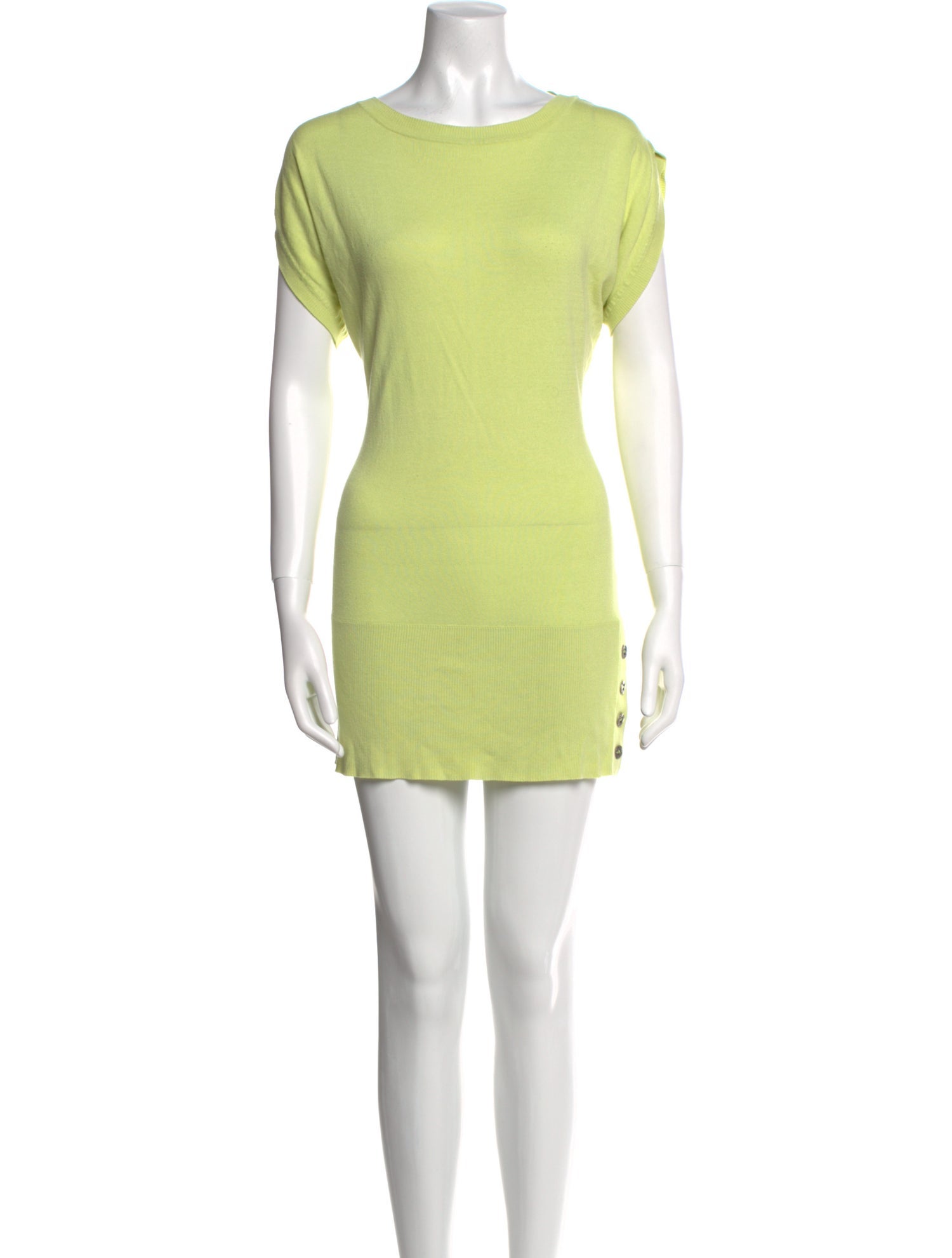 Eva Franco Scoop Neck Mini Dress