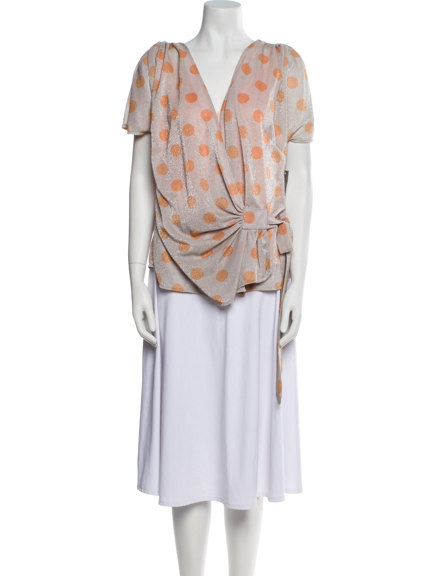 Eva Franco Printed V-Neck Tunic w/ Tags