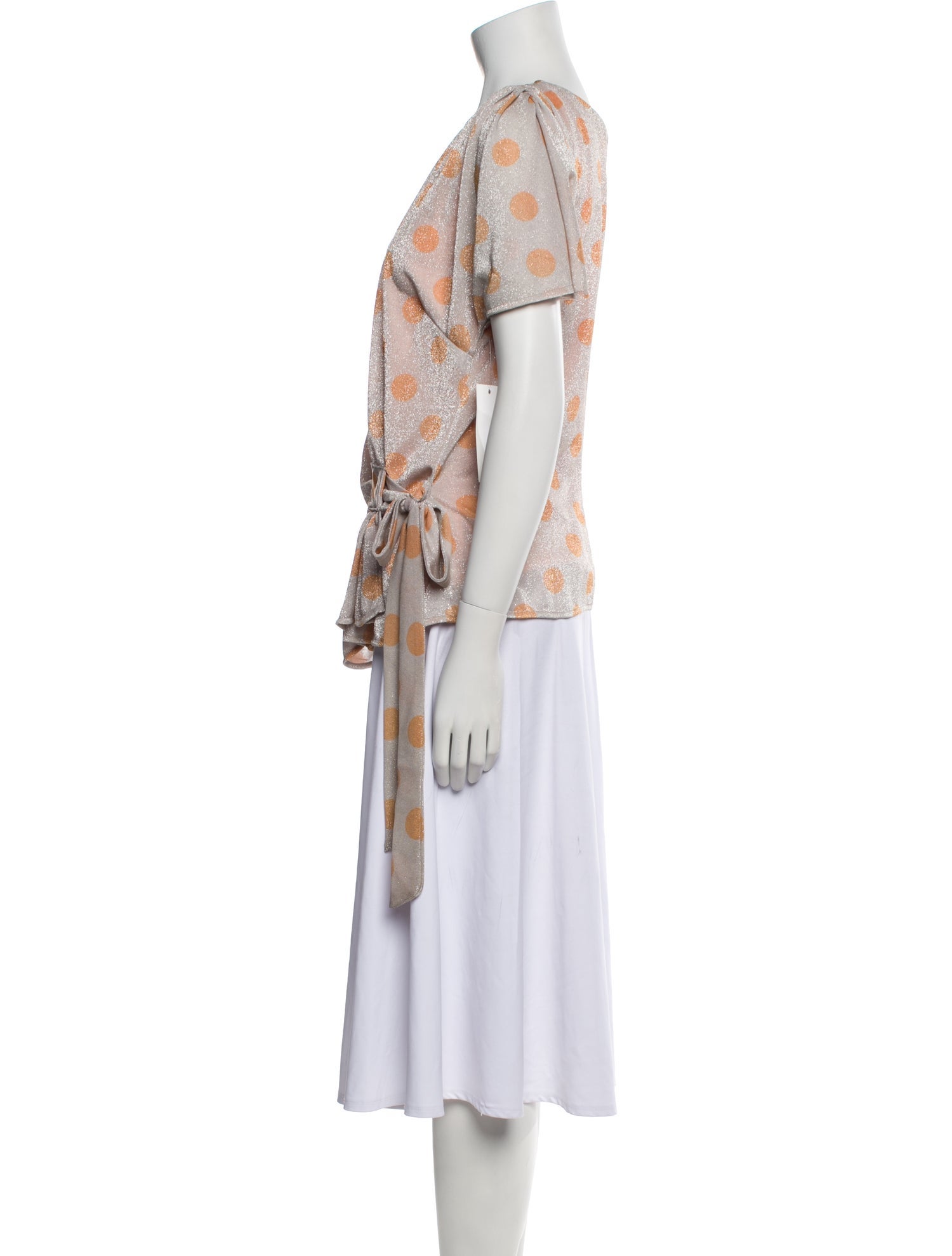 Eva Franco Printed V-Neck Tunic w/ Tags