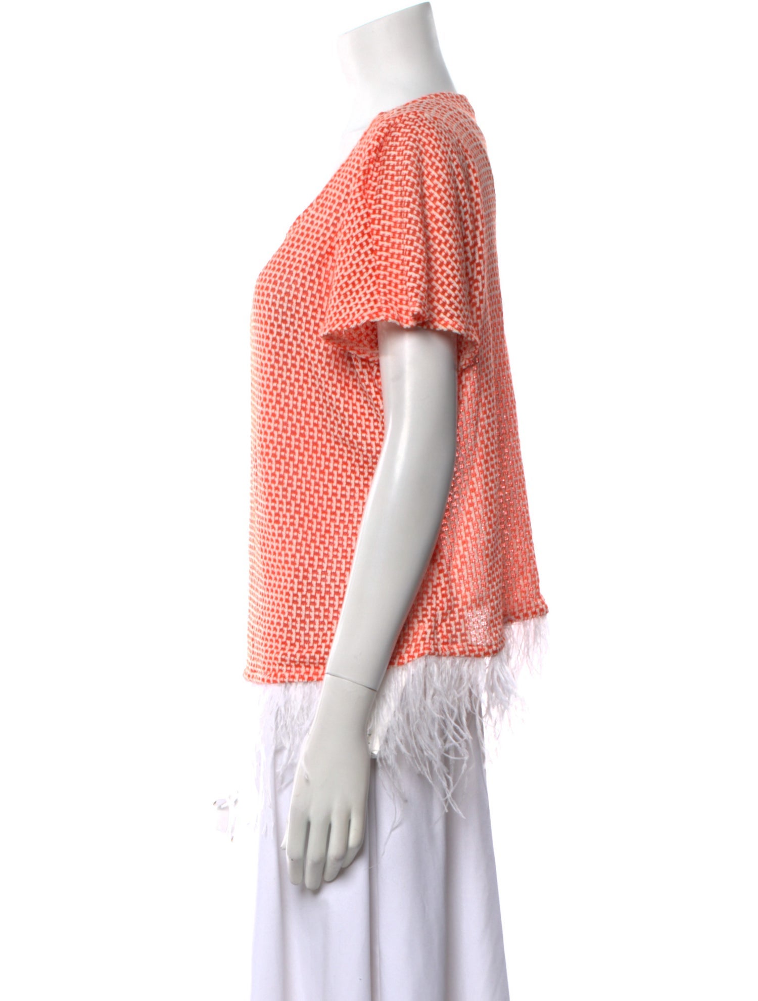 Eva Franco Printed Scoop Neck Top