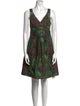 Eva Franco Floral Print Knee-Length Dress
