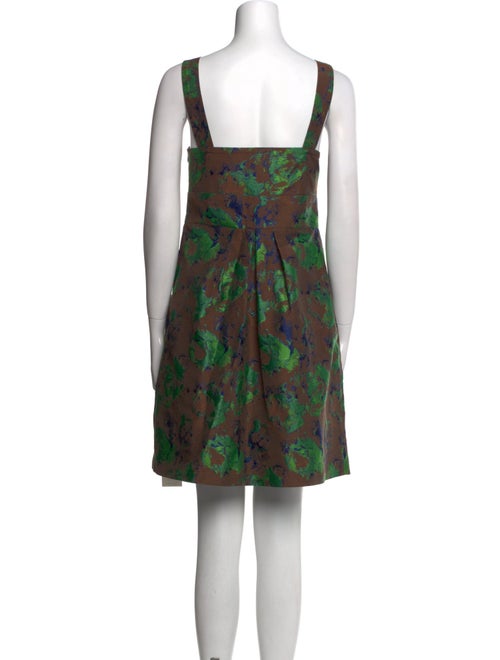 Eva Franco Floral Print Knee-Length Dress