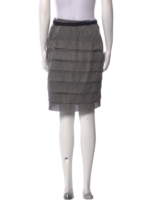 Eva Franco Striped Knee-Length Skirt