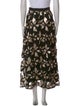 Eva Franco Floral Print Midi Length Skirt