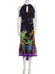 Eva Franco Printed Long Dress