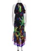 Eva Franco Printed Long Dress