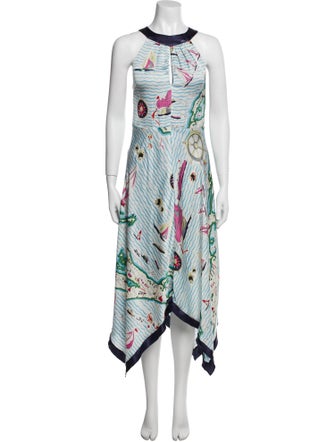 Eva Franco Printed Long Dress