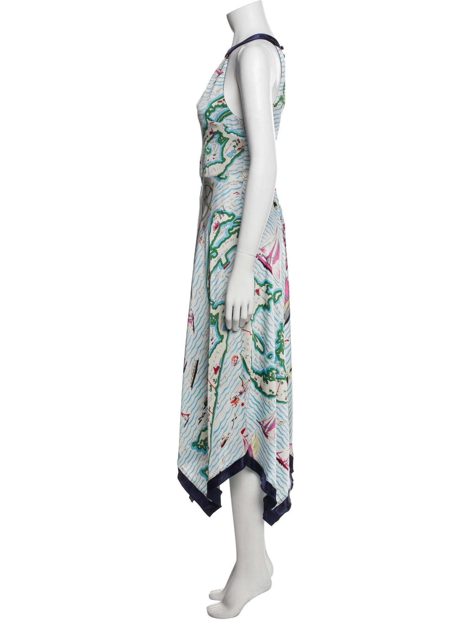 Eva Franco Printed Long Dress