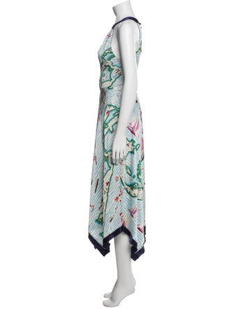 Eva Franco Printed Long Dress