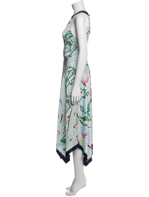 Eva Franco Printed Long Dress