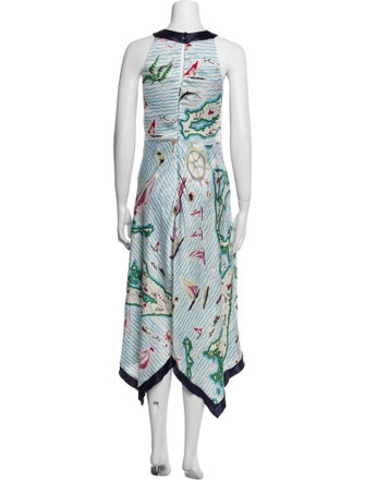 Eva Franco Printed Long Dress