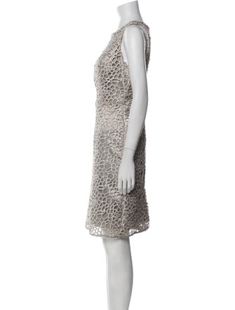 Eva Franco Animal Print Knee-Length Dress
