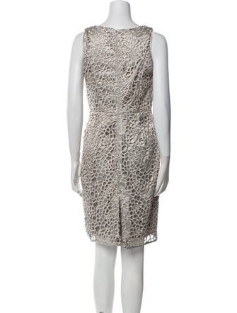 Eva Franco Animal Print Knee-Length Dress