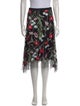 Eva Franco Floral Print Knee-Length Skirt