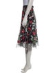 Eva Franco Floral Print Knee-Length Skirt