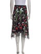 Eva Franco Floral Print Knee-Length Skirt