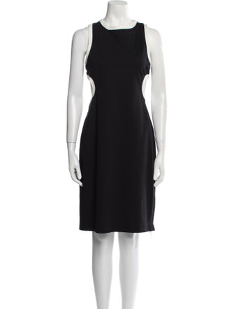 Eva Franco Scoop Neck Knee-Length Dress