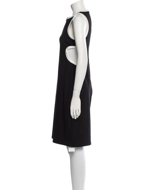 Eva Franco Scoop Neck Knee-Length Dress