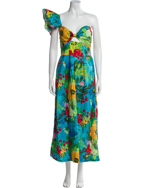 Eva Franco Floral Print Long Dress