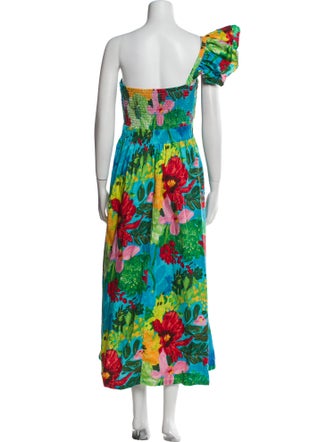 Eva Franco Floral Print Long Dress