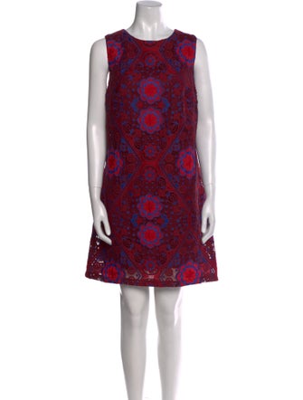 Eva Franco Paisley Print Mini Dress
