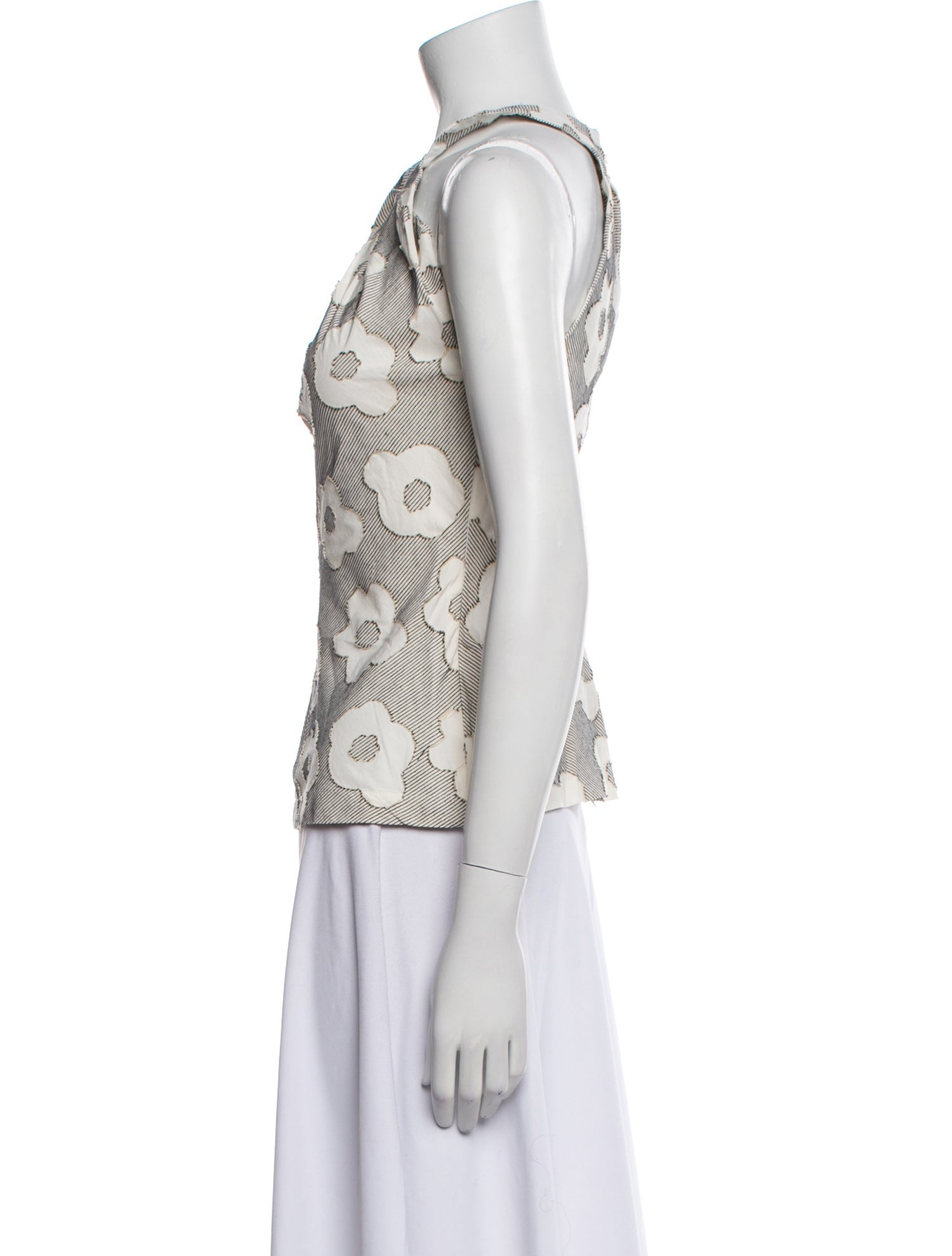 Eva Franco Printed Halterneck Top