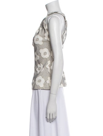 Eva Franco Printed Halterneck Top