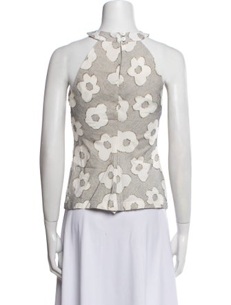 Eva Franco Printed Halterneck Top