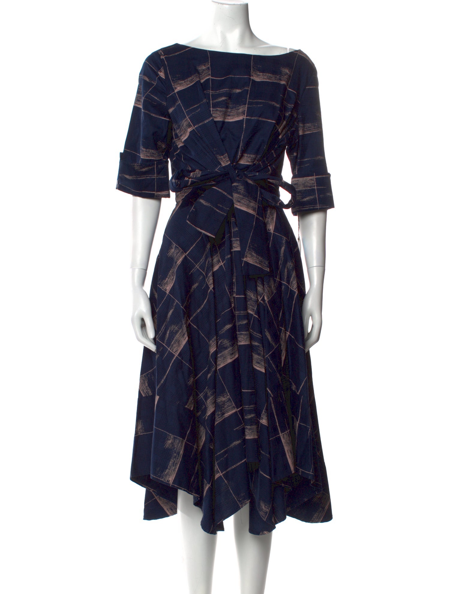 Eva Franco Printed Midi Length Dress w/ Tags