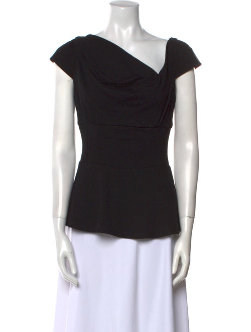 Eva Franco Asymmetrical Short Sleeve Top