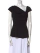Eva Franco Asymmetrical Short Sleeve Top