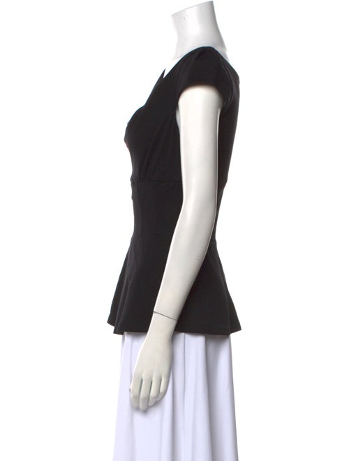 Eva Franco Asymmetrical Short Sleeve Top