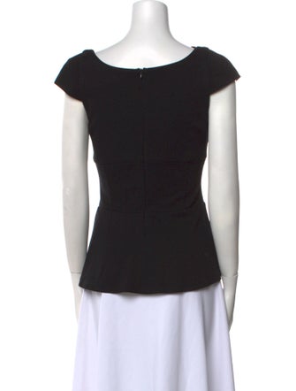 Eva Franco Asymmetrical Short Sleeve Top