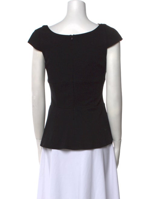 Eva Franco Asymmetrical Short Sleeve Top