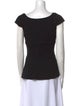 Eva Franco Asymmetrical Short Sleeve Top