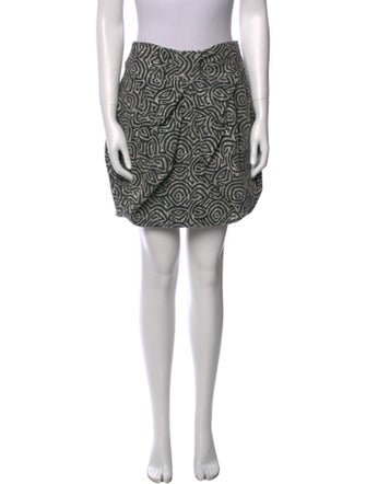 Eva Franco Printed Mini Skirt