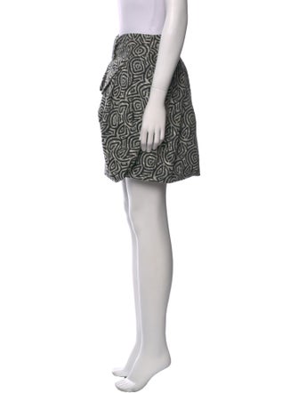 Eva Franco Printed Mini Skirt