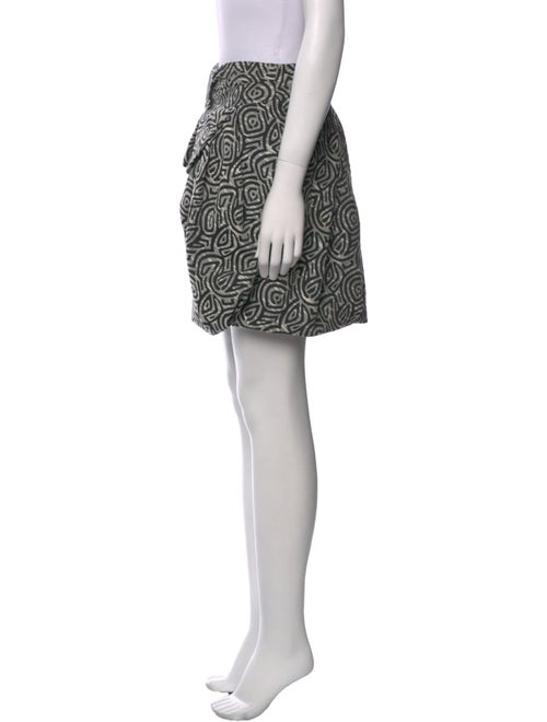 Eva Franco Printed Mini Skirt