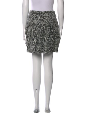 Eva Franco Printed Mini Skirt