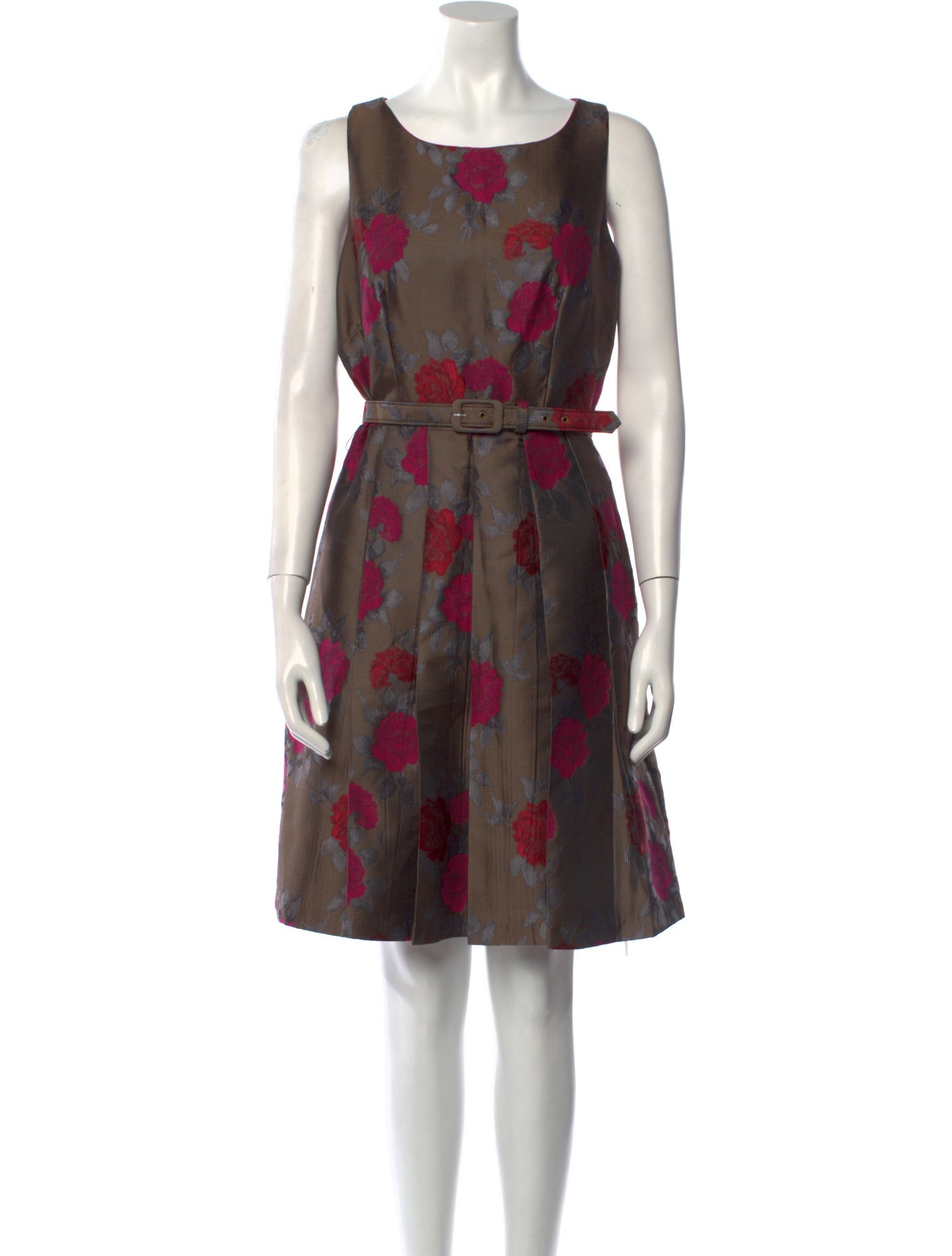 Eva Franco Printed Knee-Length Dress