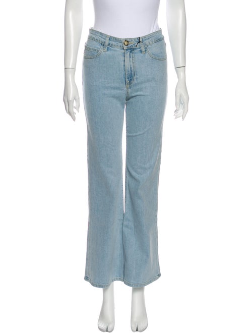 Eve Denim Mid-Rise Wide Leg Jeans w/ Tags Denim