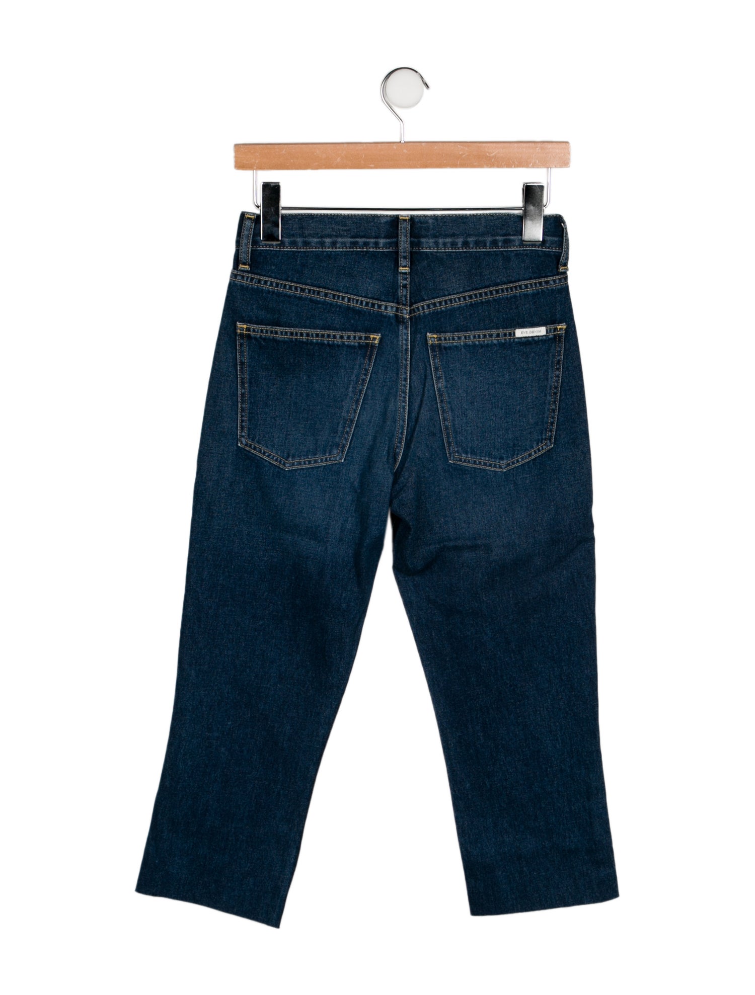 Eve Denim Mid-Rise Straight Leg Jeans