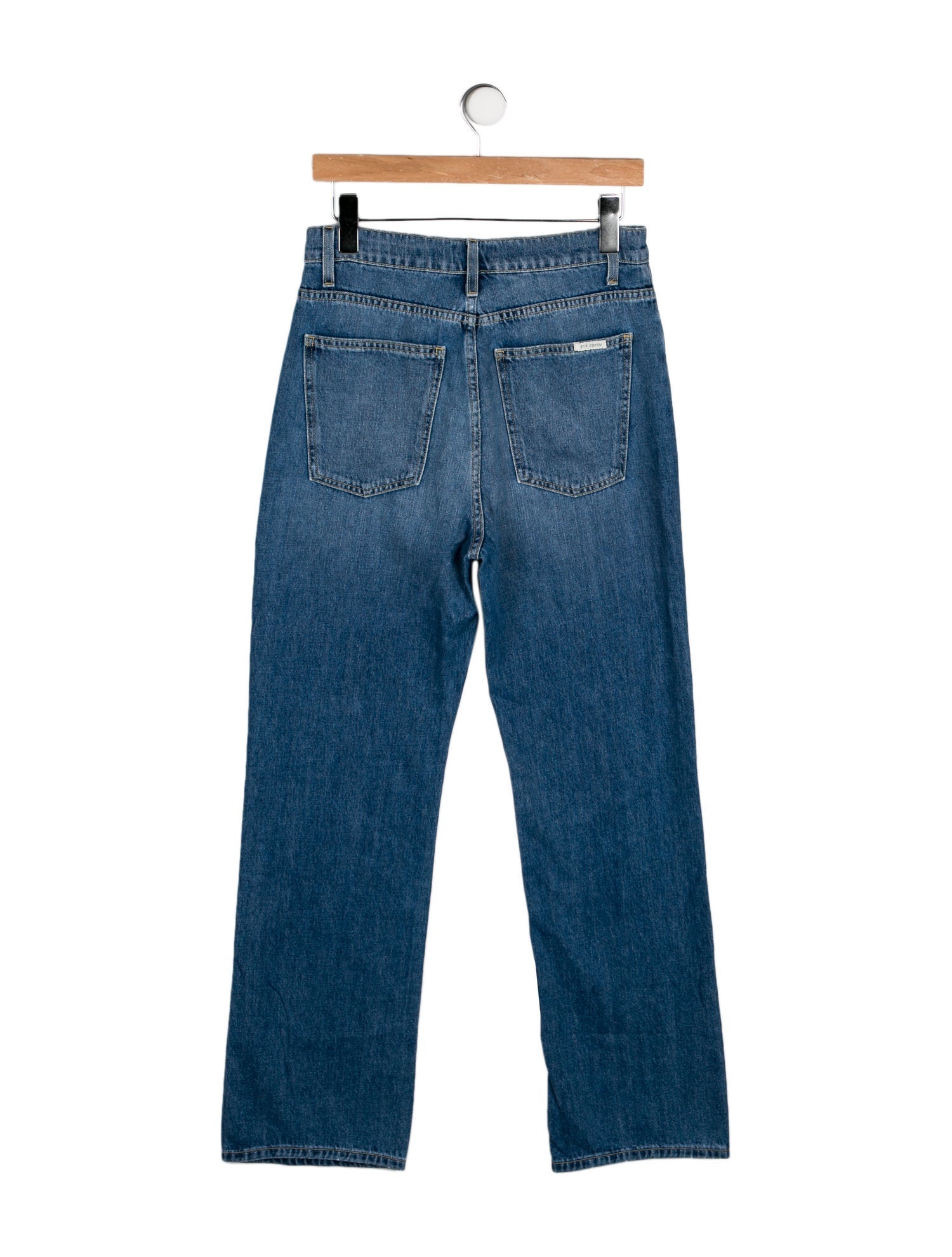 Eve Denim High-Rise Wide Leg Jeans