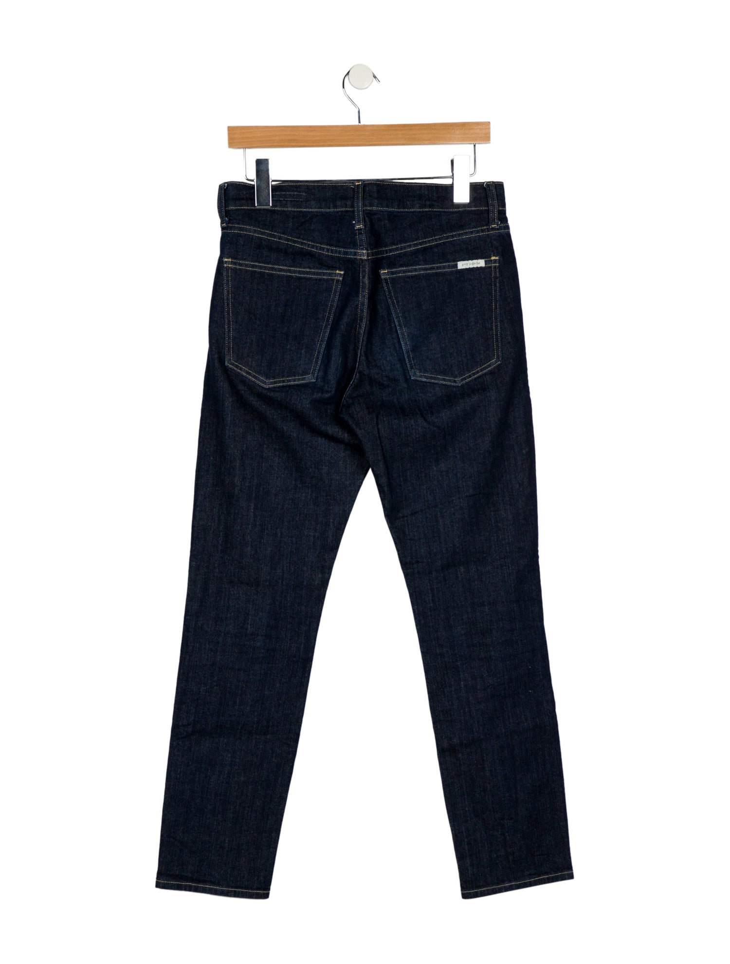 Eve Denim Mid-Rise Straight Leg Jeans
